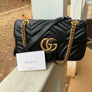 Gucci GG Mormont Small Matelasse Shoulder Bag